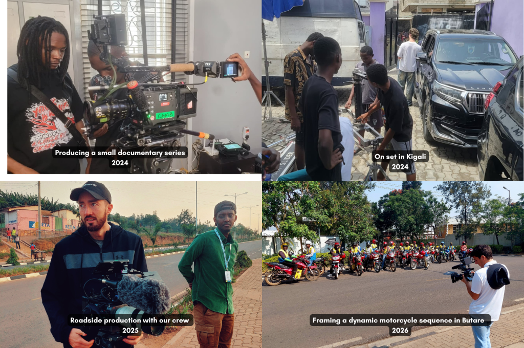 filming in Rwanda -behind the scenes